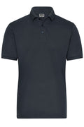 James & Nicholson Herren Bio Workwear Polo Stretch carbon