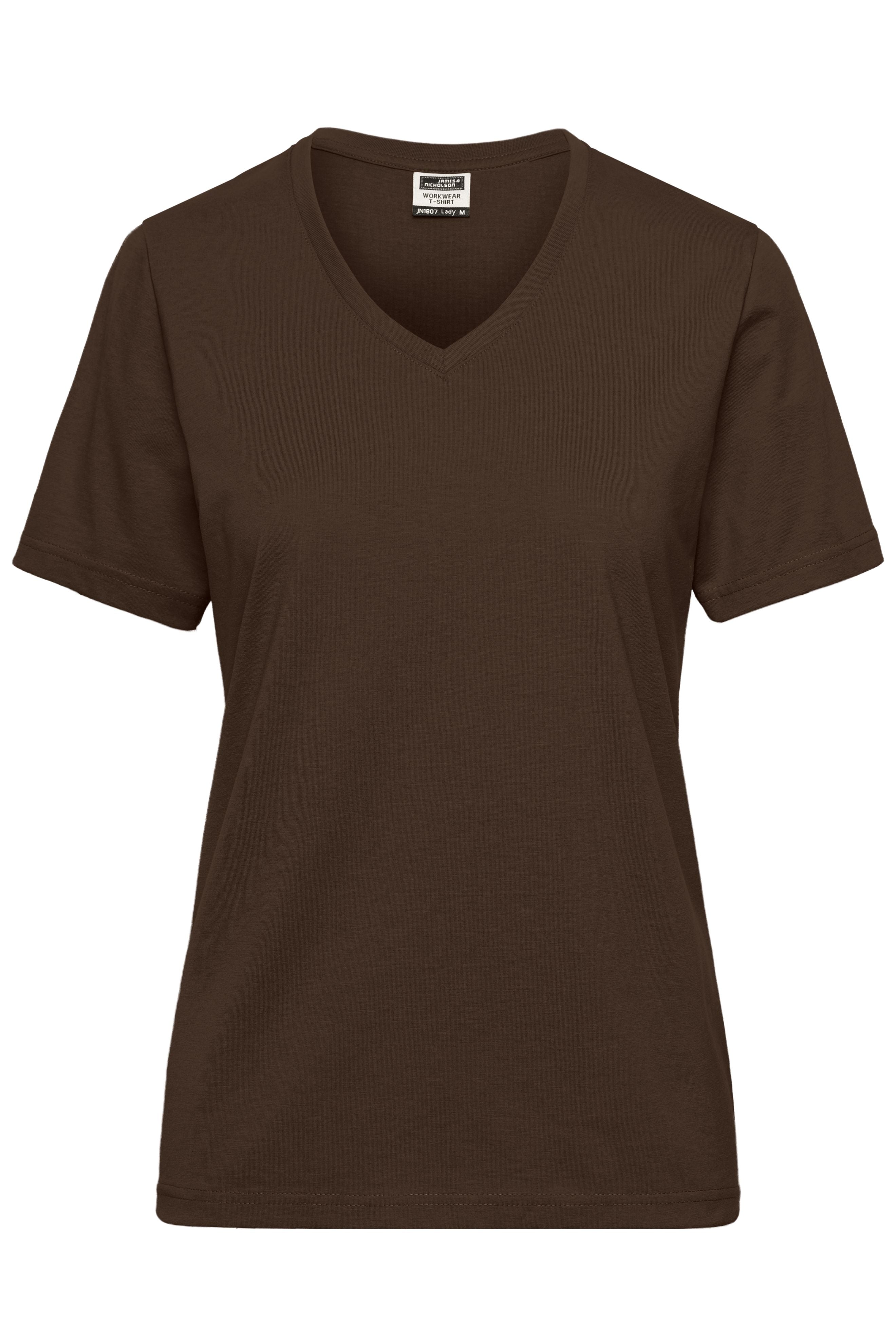 James & Nicholson Damen BIO Workwear T-Shirt brown