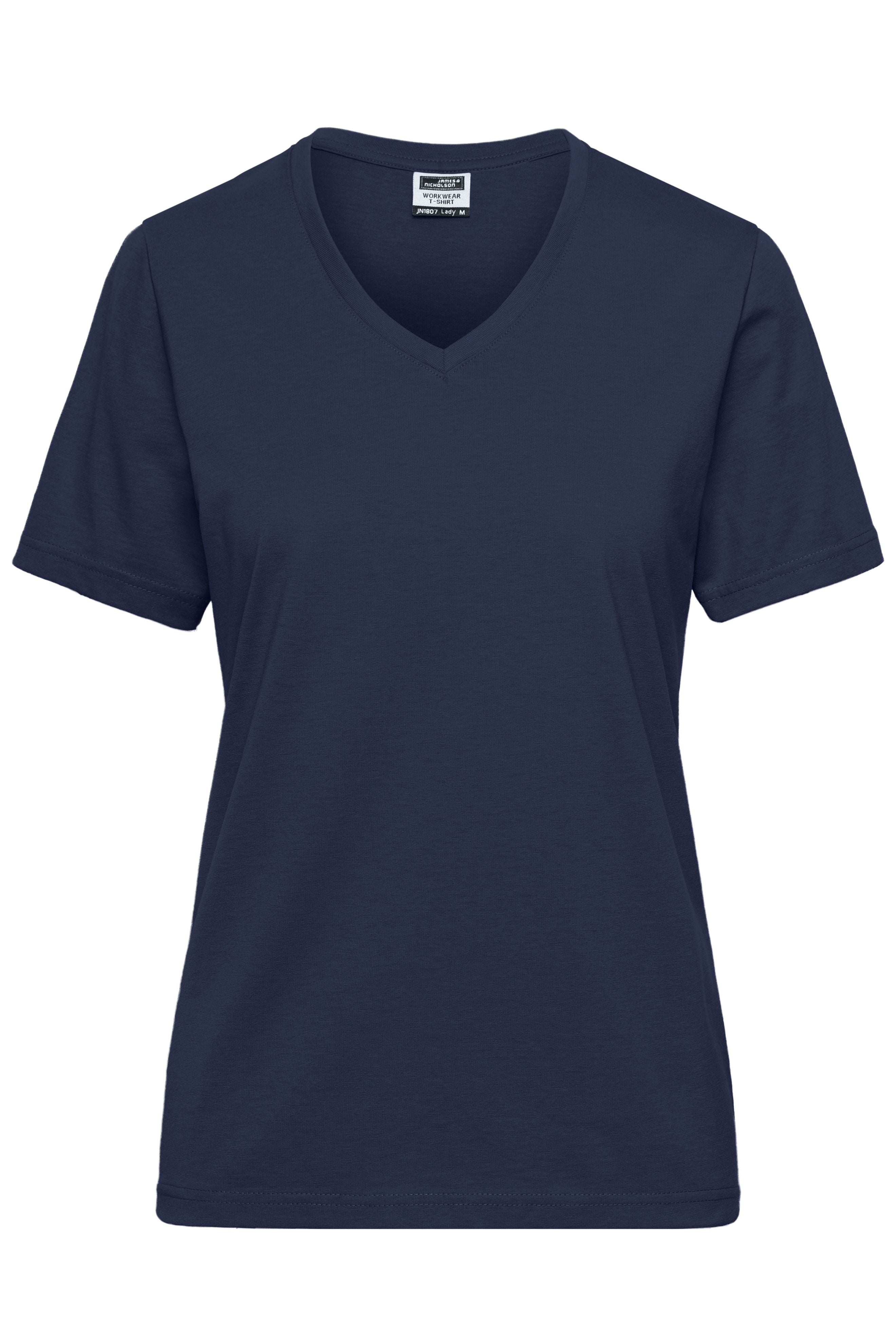 James & Nicholson Damen BIO Workwear T-Shirt navy
