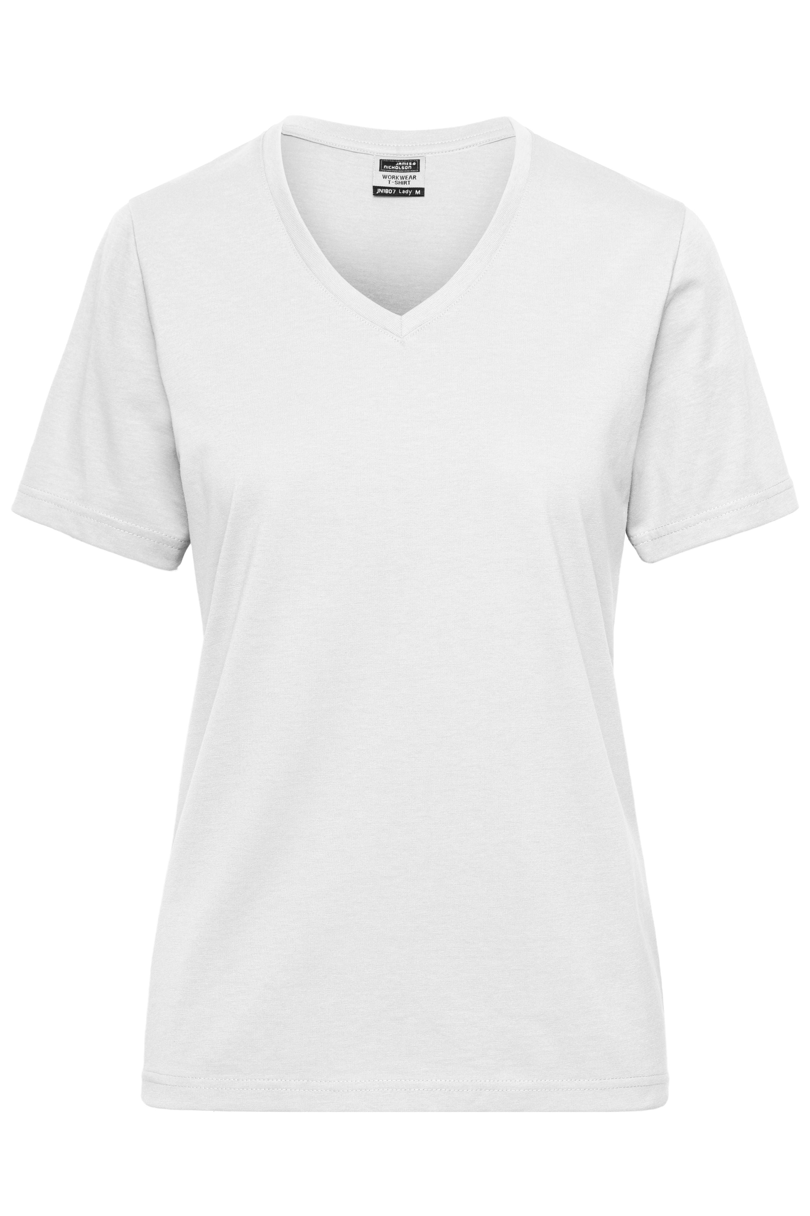 James & Nicholson Damen BIO Workwear T-Shirt white