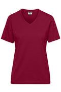 James & Nicholson Damen BIO Workwear T-Shirt wine