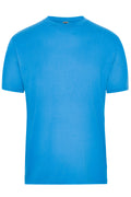 James & Nicholson Herren BIO Workwear T-Shirt aqua