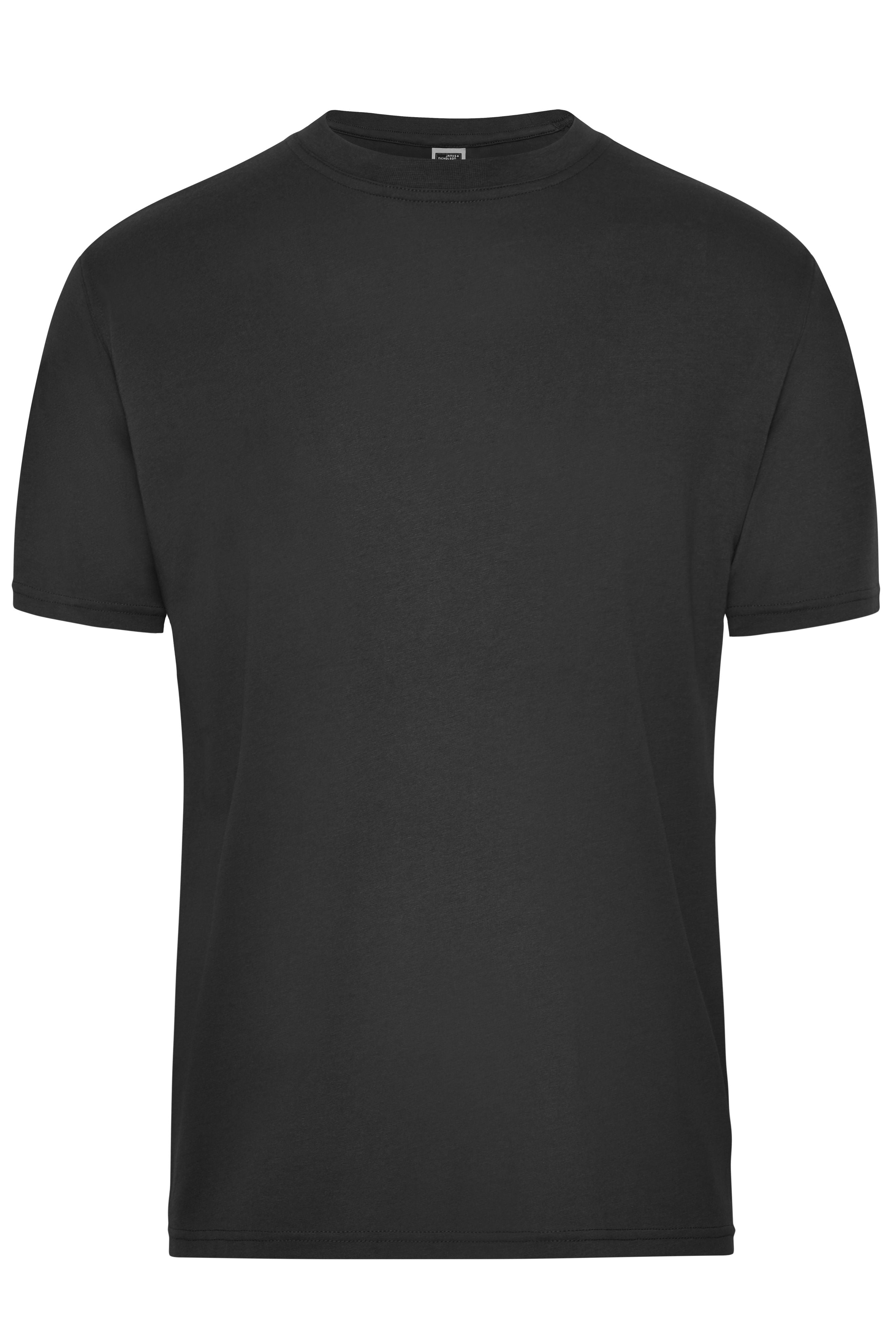 James & Nicholson Herren BIO Workwear T-Shirt black
