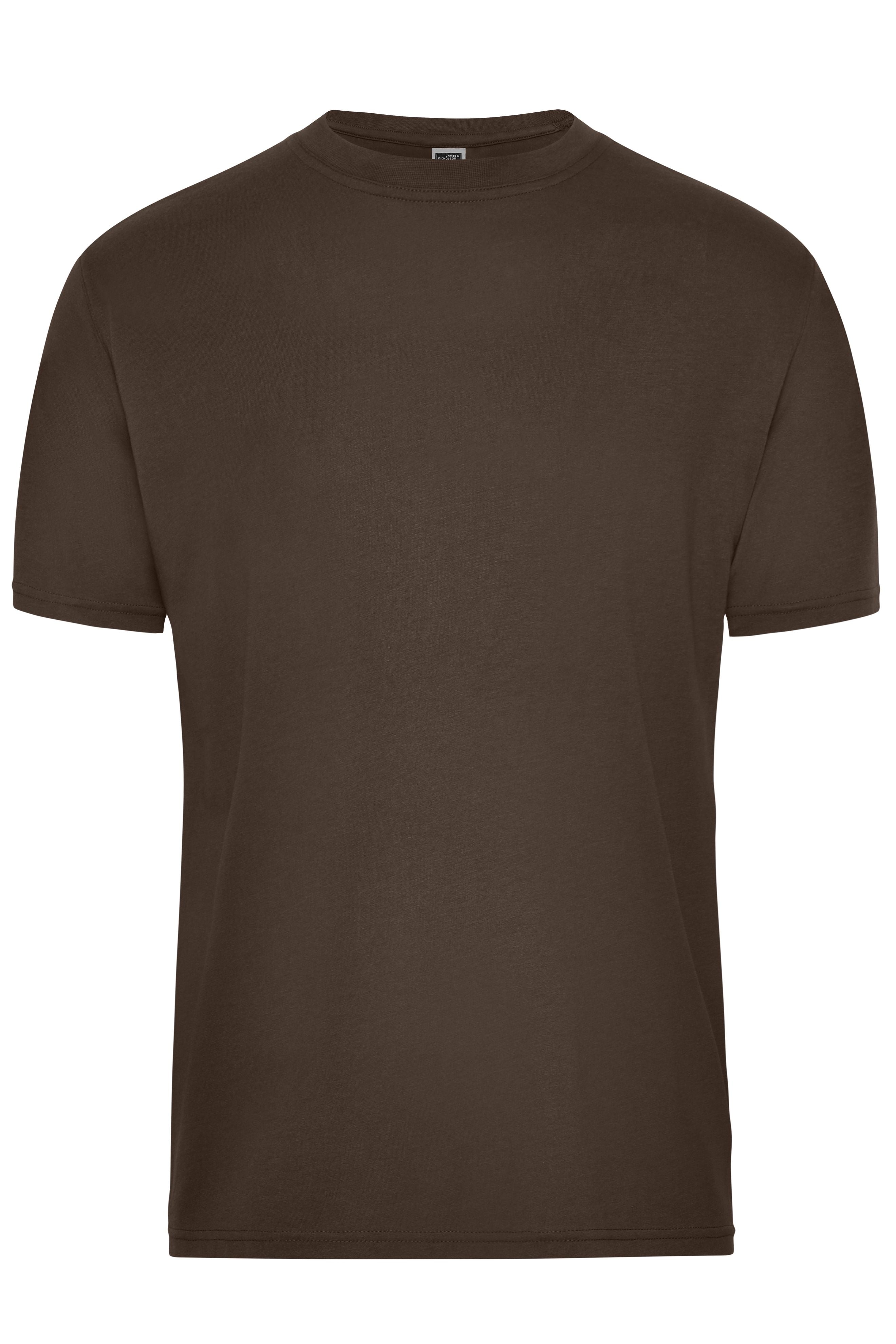 James & Nicholson Herren BIO Workwear T-Shirt brown