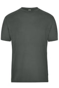 James & Nicholson Herren BIO Workwear T-Shirt dark-grey