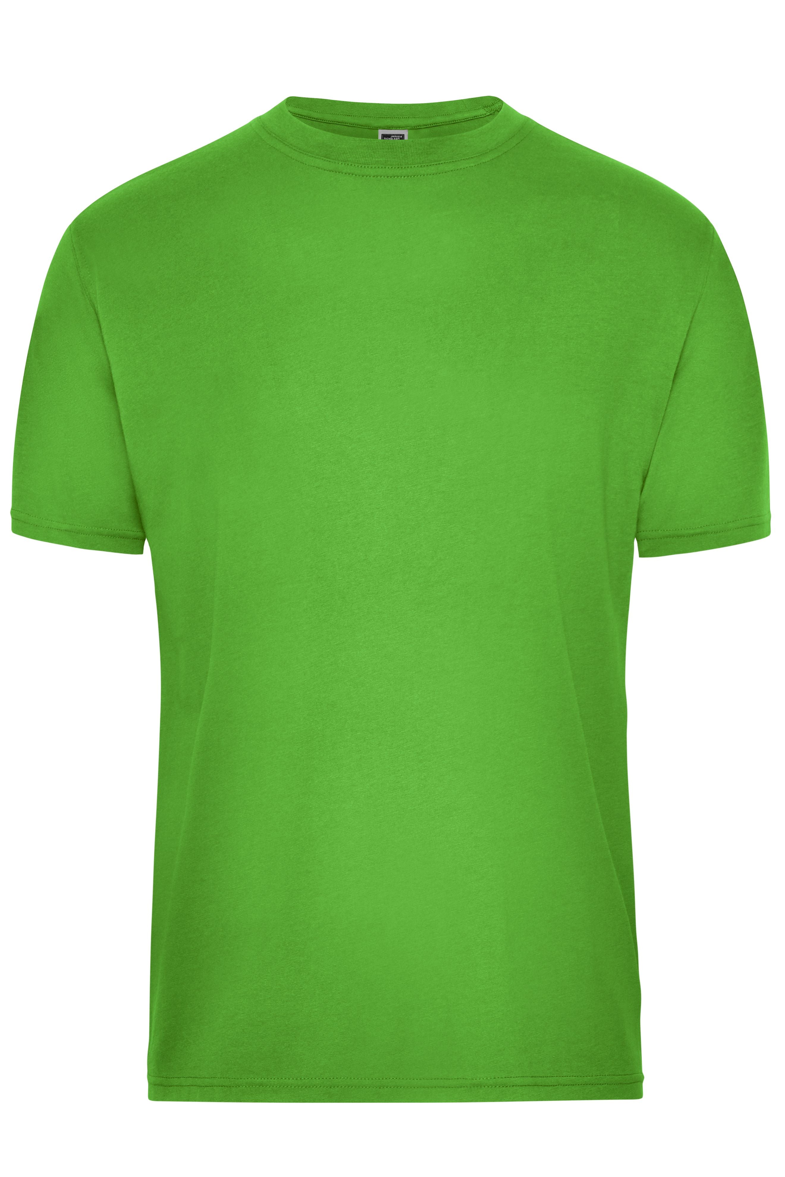 James & Nicholson Herren BIO Workwear T-Shirt lime-green
