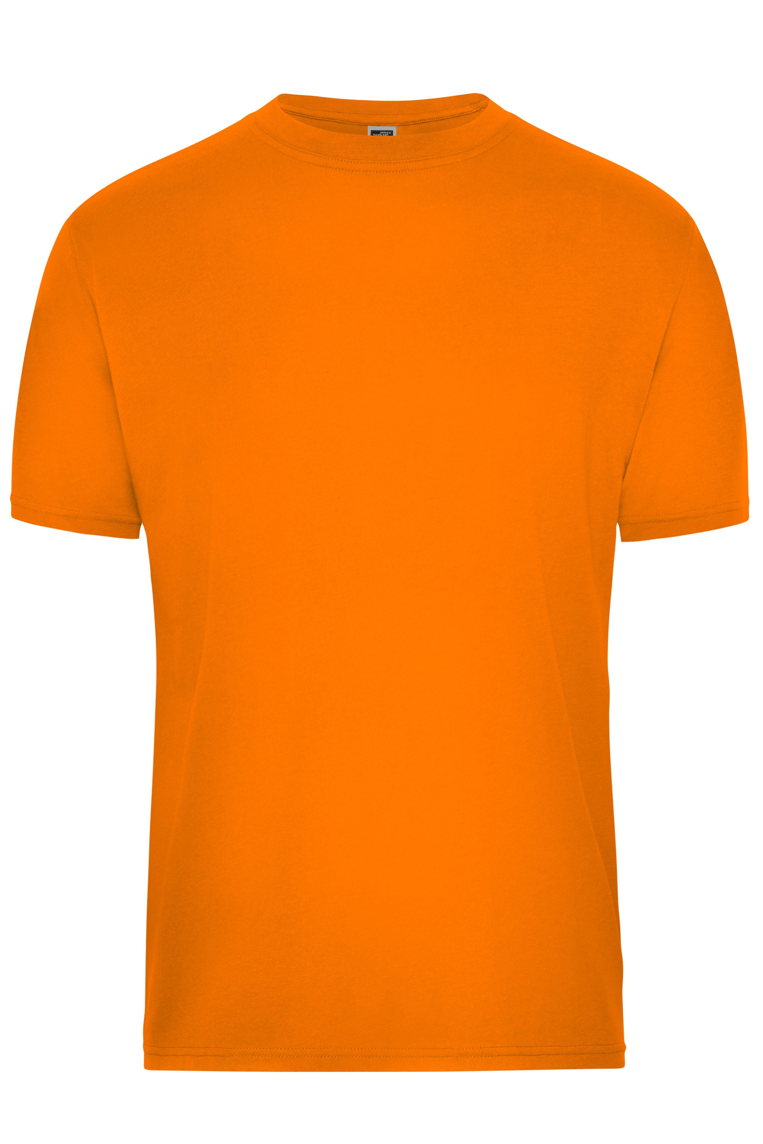 James & Nicholson Herren BIO Workwear T-Shirt orange