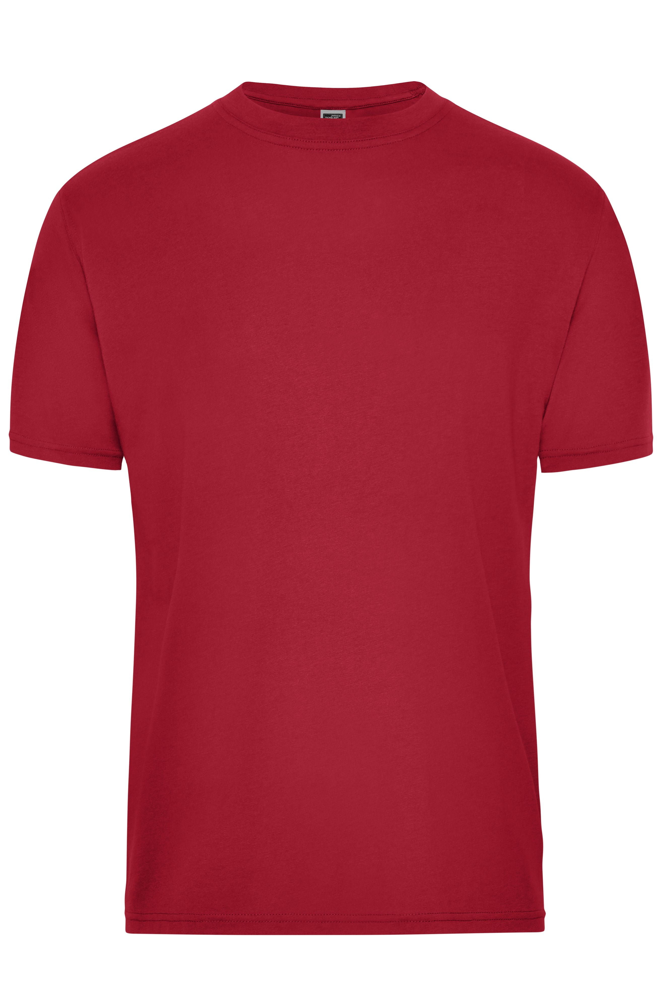 James & Nicholson Herren BIO Workwear T-Shirt red