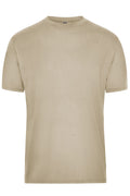 James & Nicholson Herren BIO Workwear T-Shirt stone