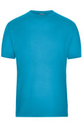 James & Nicholson Herren BIO Workwear T-Shirt turquoise