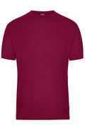 James & Nicholson Herren BIO Workwear T-Shirt wine