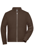 James & Nicholson Herren Doubleface Work Jacke brown