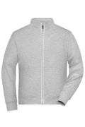 James & Nicholson Herren Doubleface Work Jacke grey-heather
