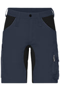 James & Nicholson Workwear Stretch-Bermuda Slim Line carbon/black