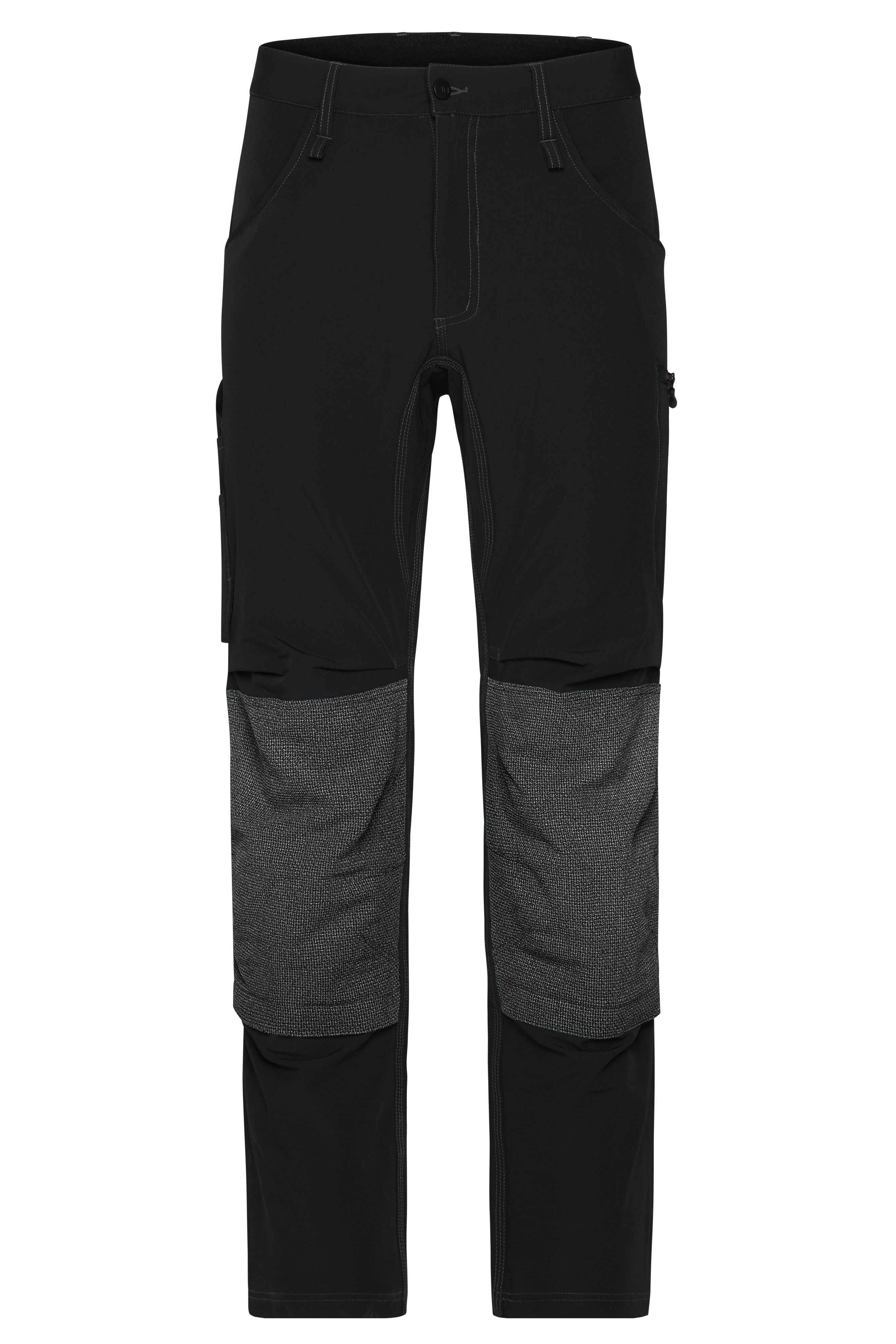 James & Nicholson Workwear Arbeitshose 4-Way Stretch black