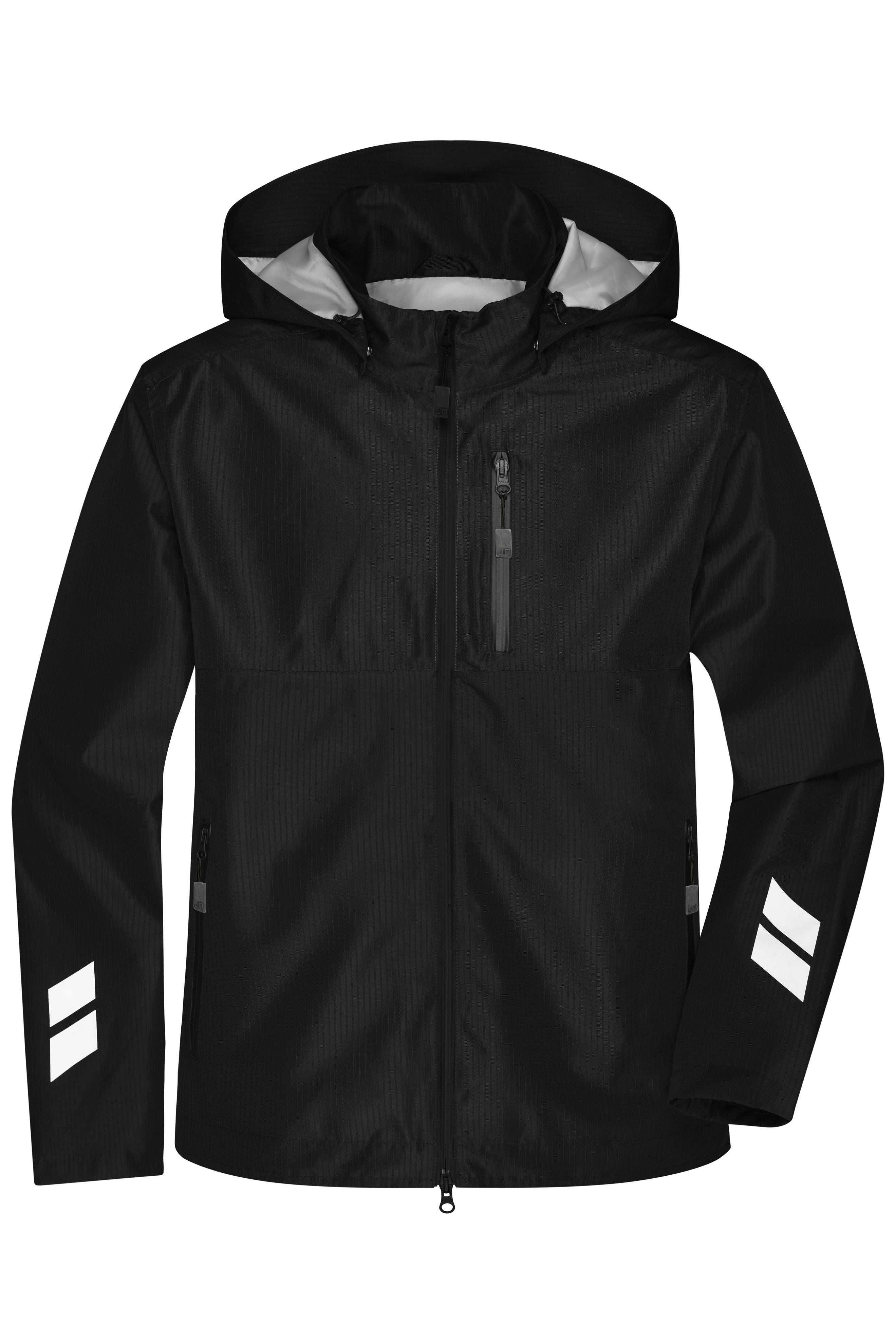 James & Nicholson Hardshell Workwear Jacke black/black