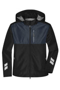 James & Nicholson Hardshell Workwear Jacke black/carbon