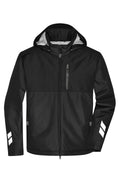 James & Nicholson Winter Workwear Hardshell Jacke Sorona black/black