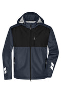 James & Nicholson Winter Workwear Hardshell Jacke Sorona carbon/black