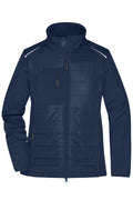 James & Nicholson Damen Softshell Hybridjacke navy/navy