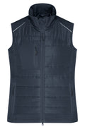 James & Nicholson Damen Softshell Hybridweste carbon/carbon