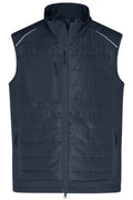 James & Nicholson Herren Softshell Hybridweste carbon/carbon