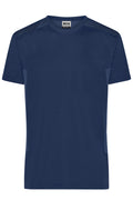James & Nicholson Herren BIO Workwear T-Shirt Kontrast navy/navy