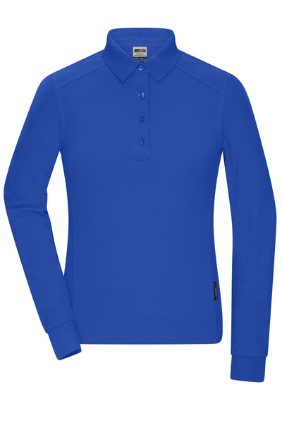 James & Nicholson Strapazierfähiges Damen Langarmpolo royal