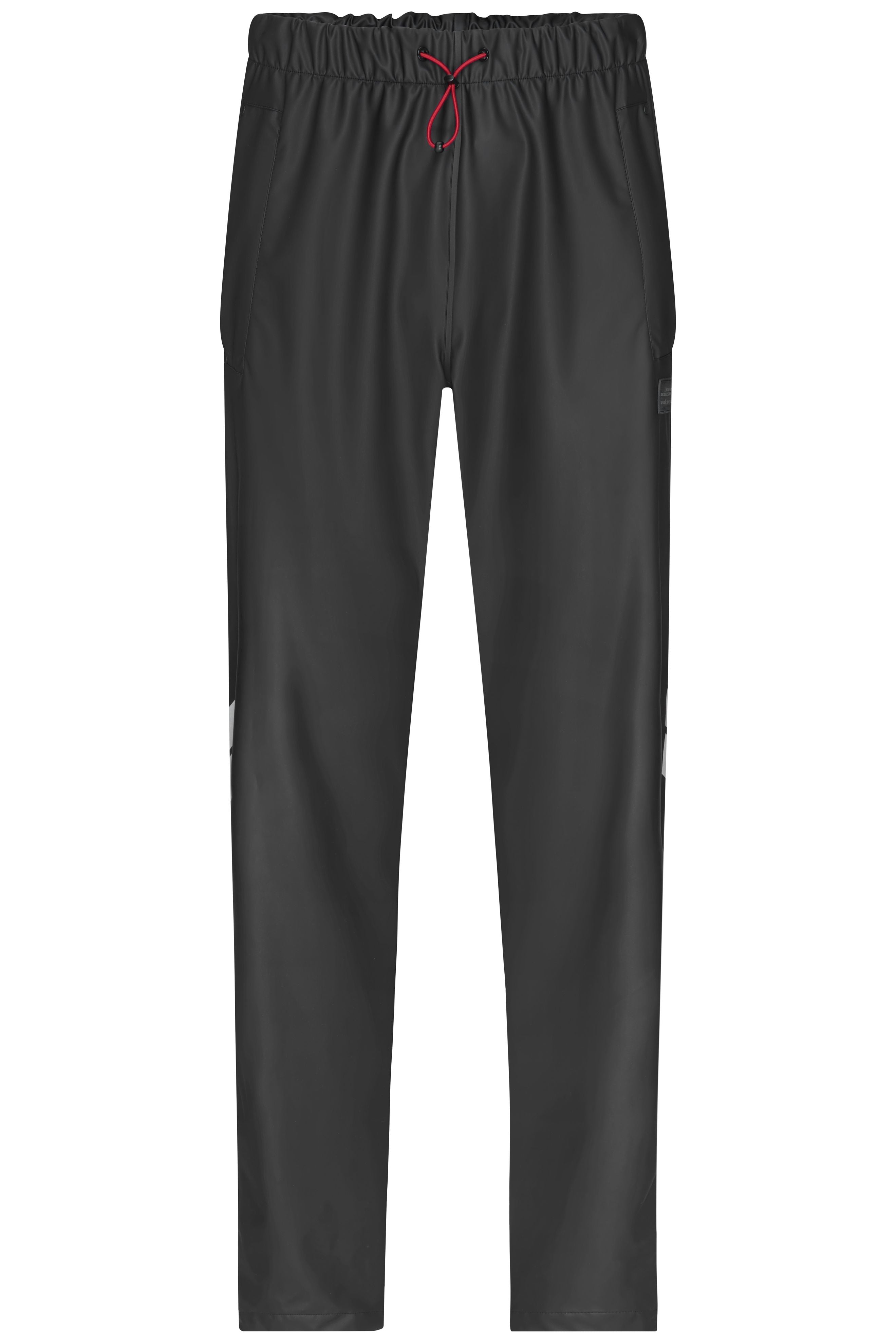 James & Nicholson Unisex- Regenhose zum Überziehen black