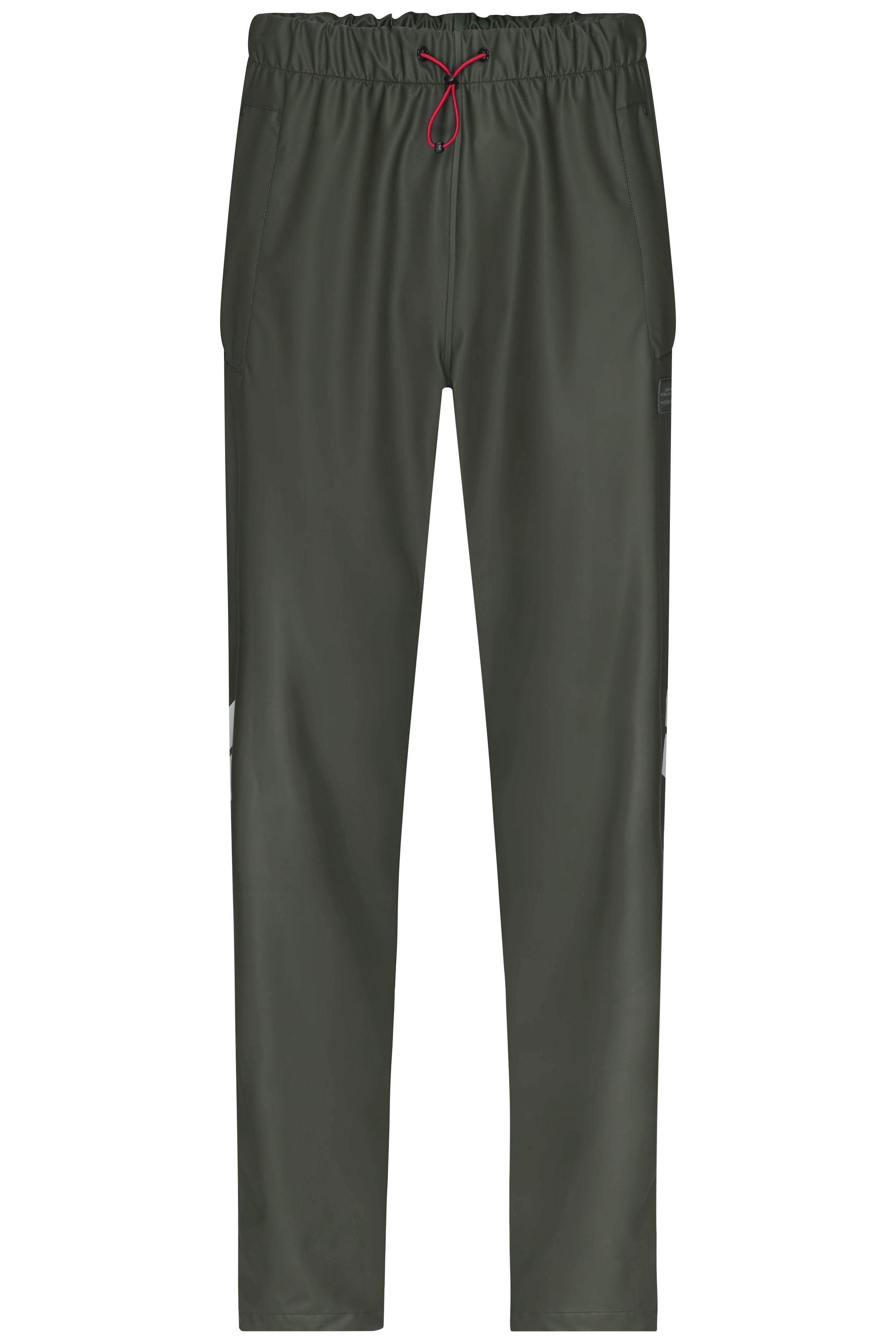 James & Nicholson Unisex- Regenhose zum Überziehen olive