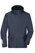 James & Nicholson Unisex Regenjacke zum Überziehen navy