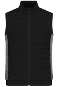 James & Nicholson Kombiweste black/carbon-melange