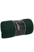 James & Nicholson Fleece Blanket dark-green/natural