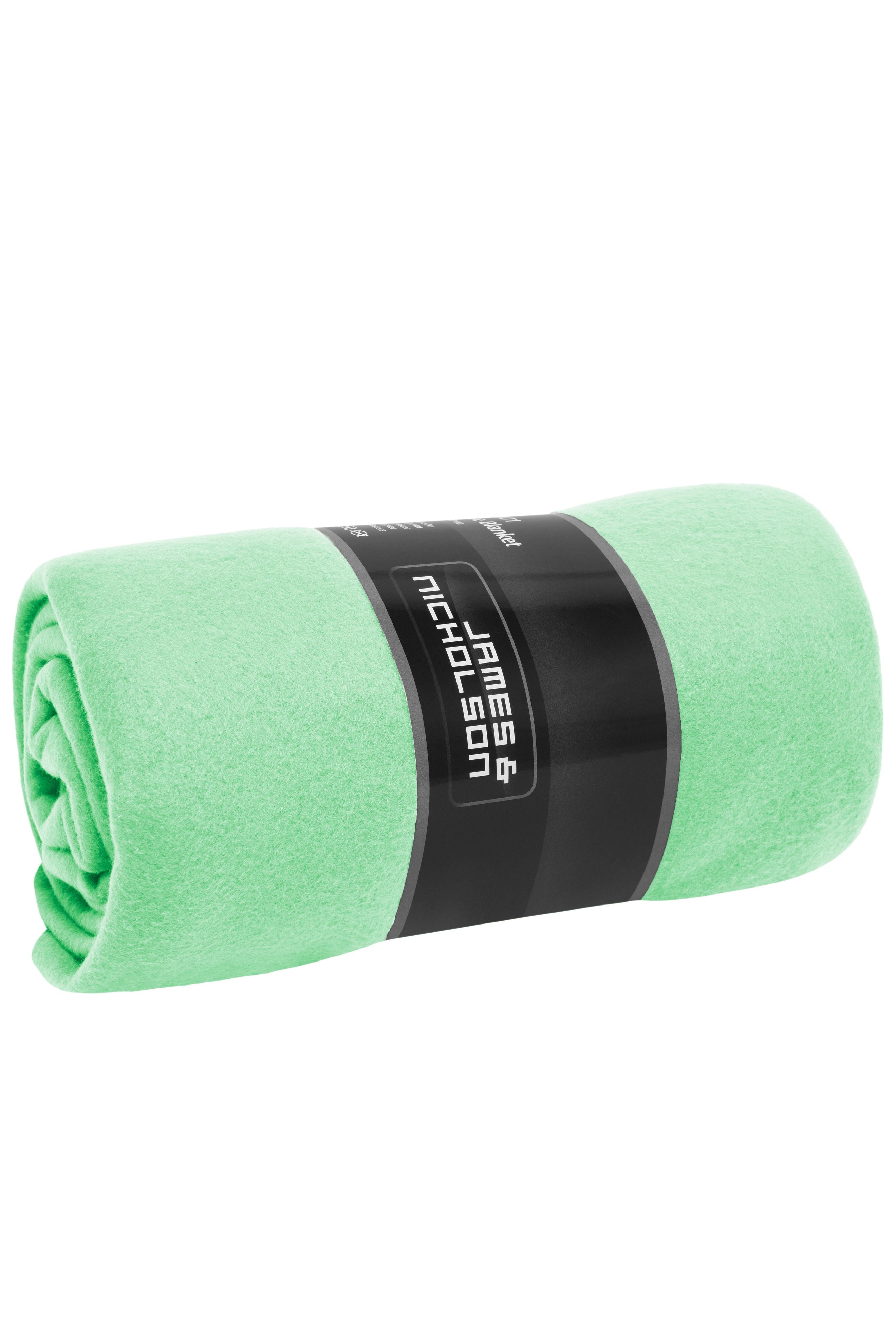 James & Nicholson Fleece Blanket soft-green/green