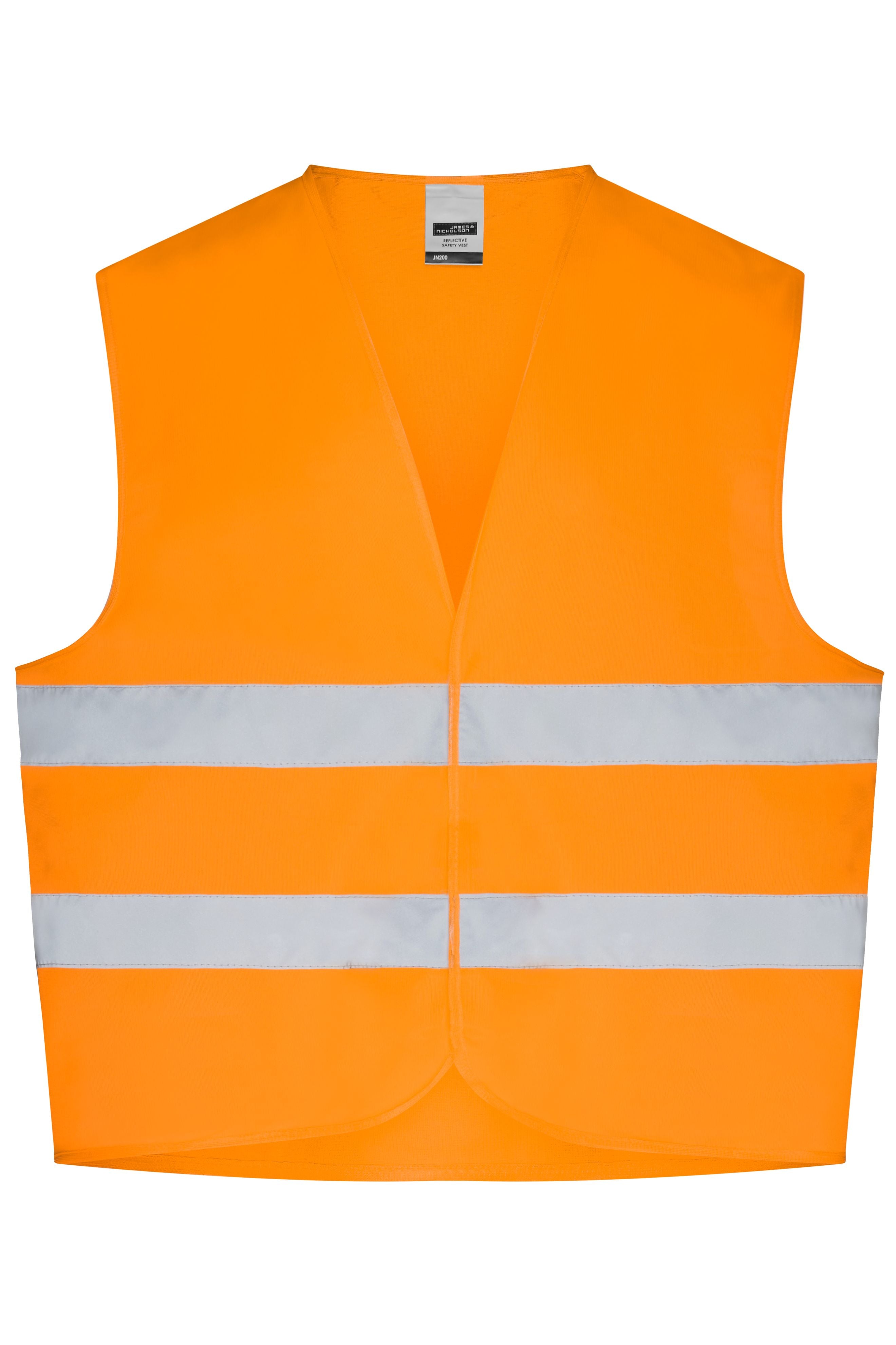 James & Nicholson Warnweste fluorescent-orange