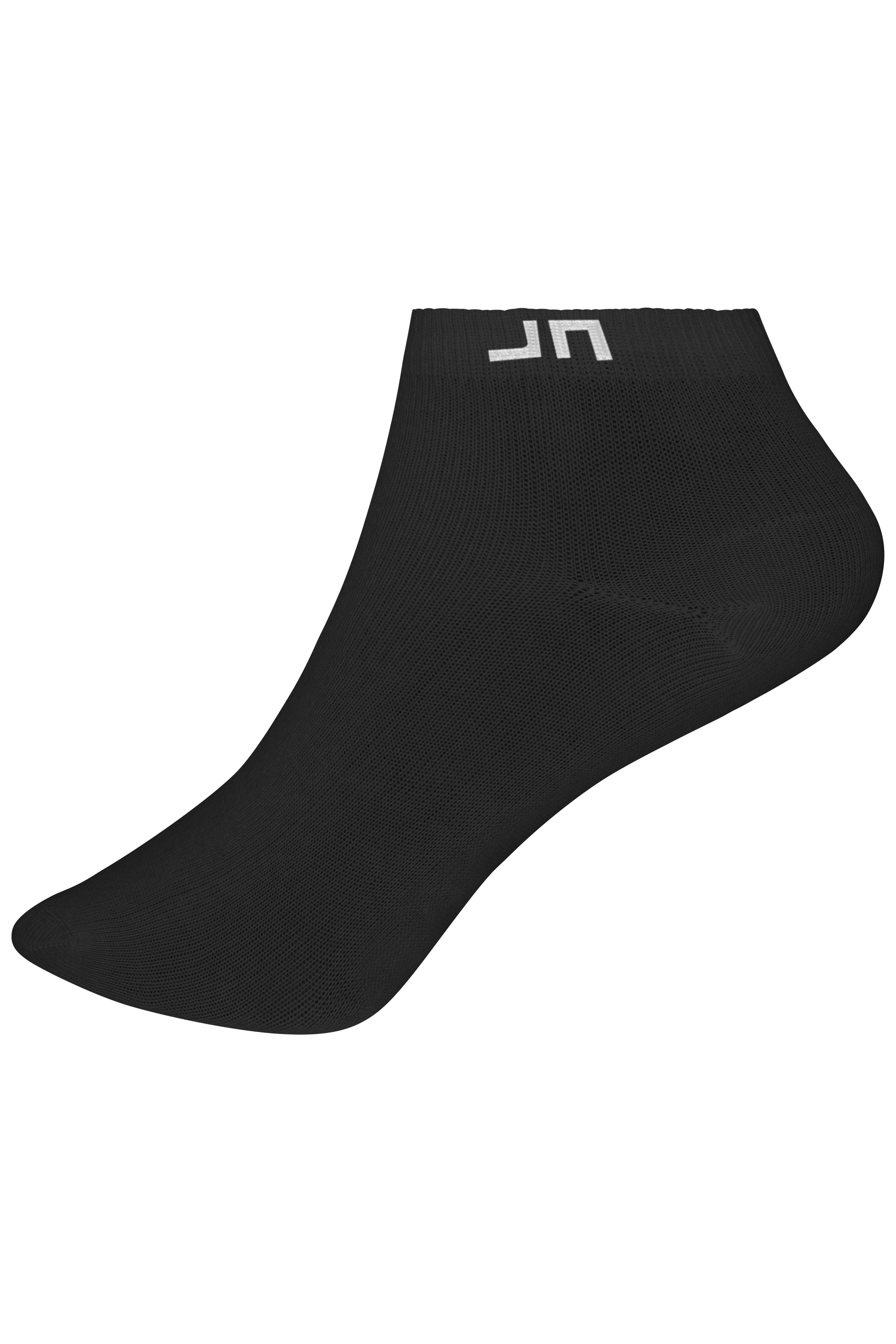 James & Nicholson Funktios-Sneakersocken black
