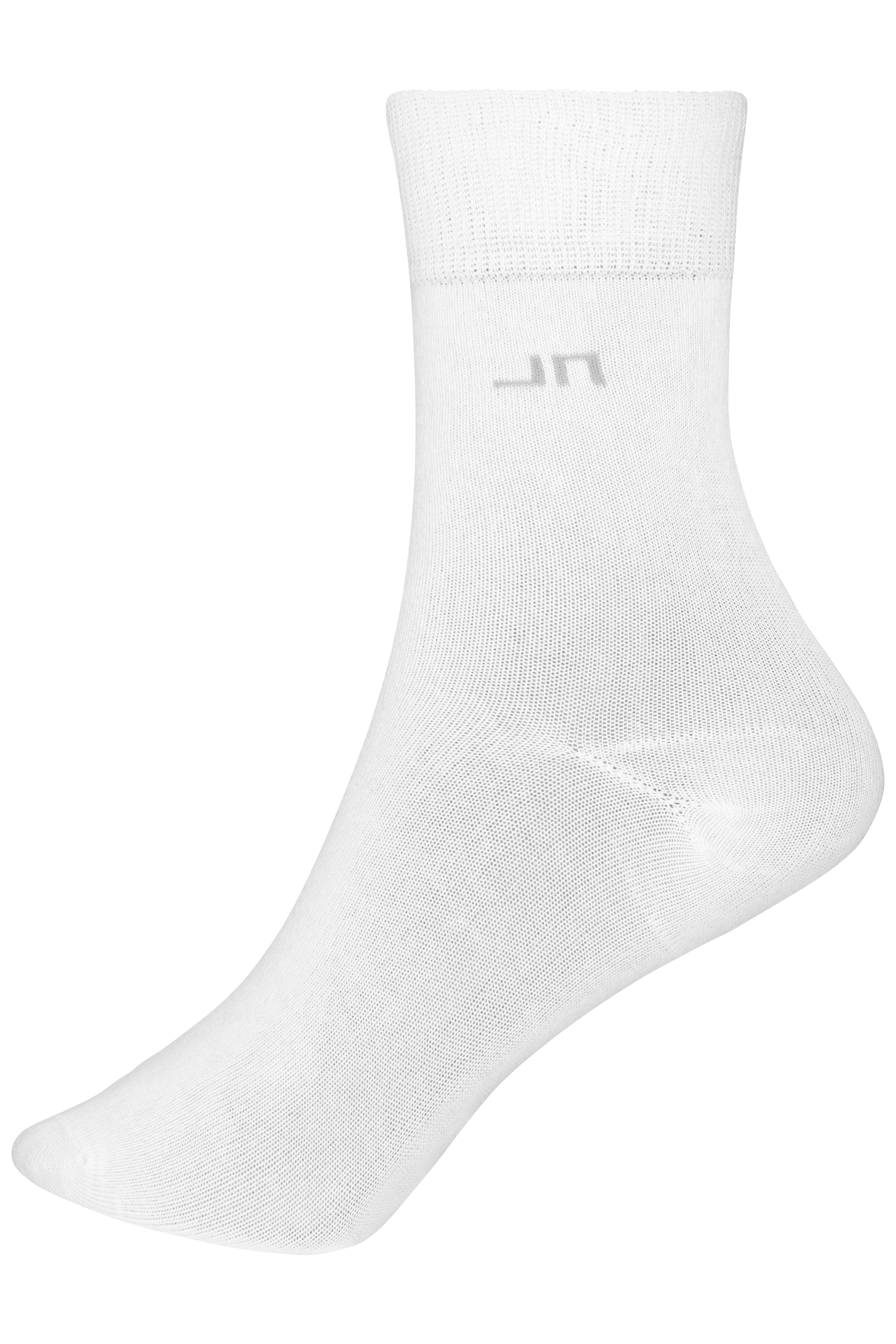 James & Nicholson Funktios-Sportsocken white