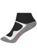 James & Nicholson kurze Sportsocken black