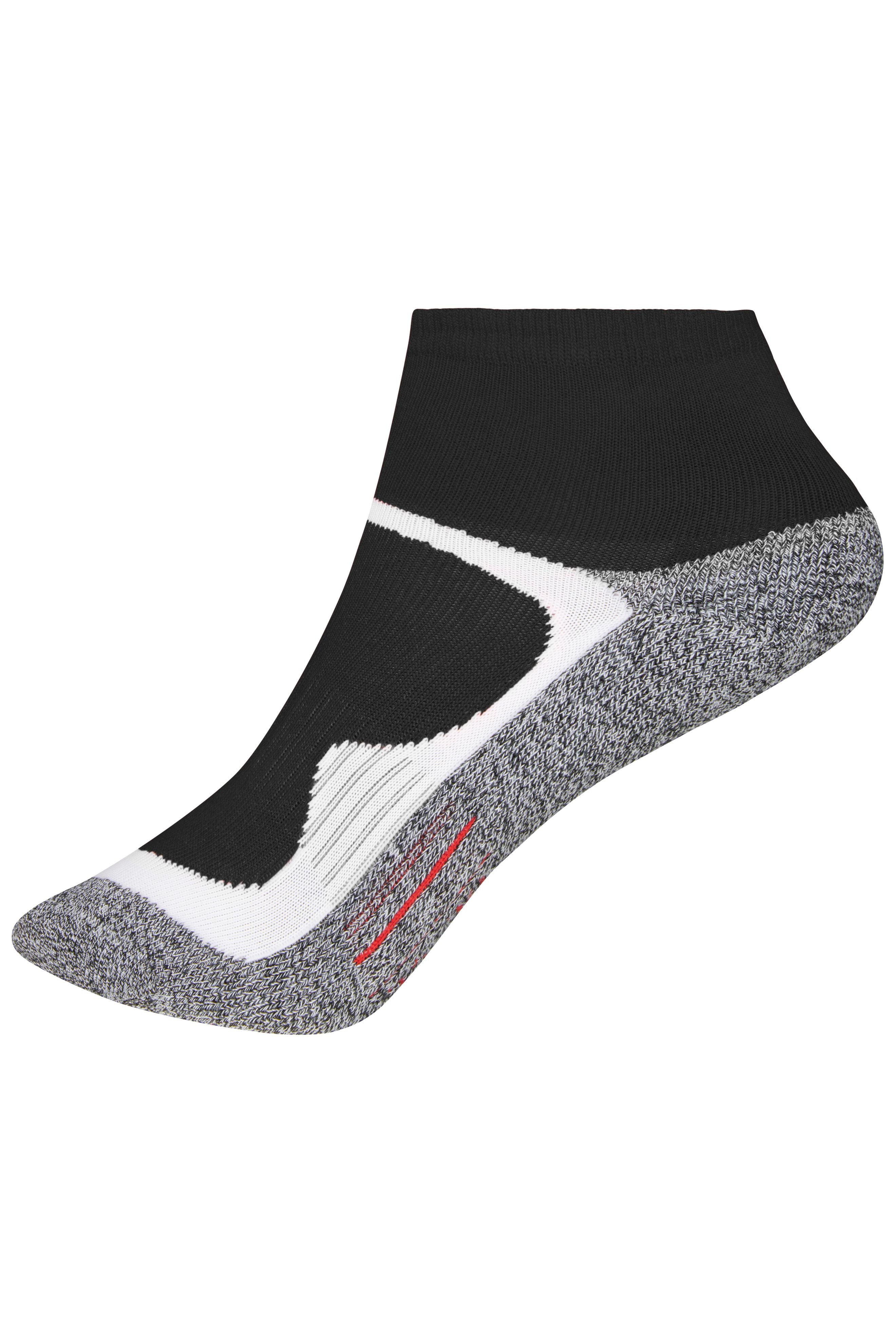 James & Nicholson kurze Sportsocken black