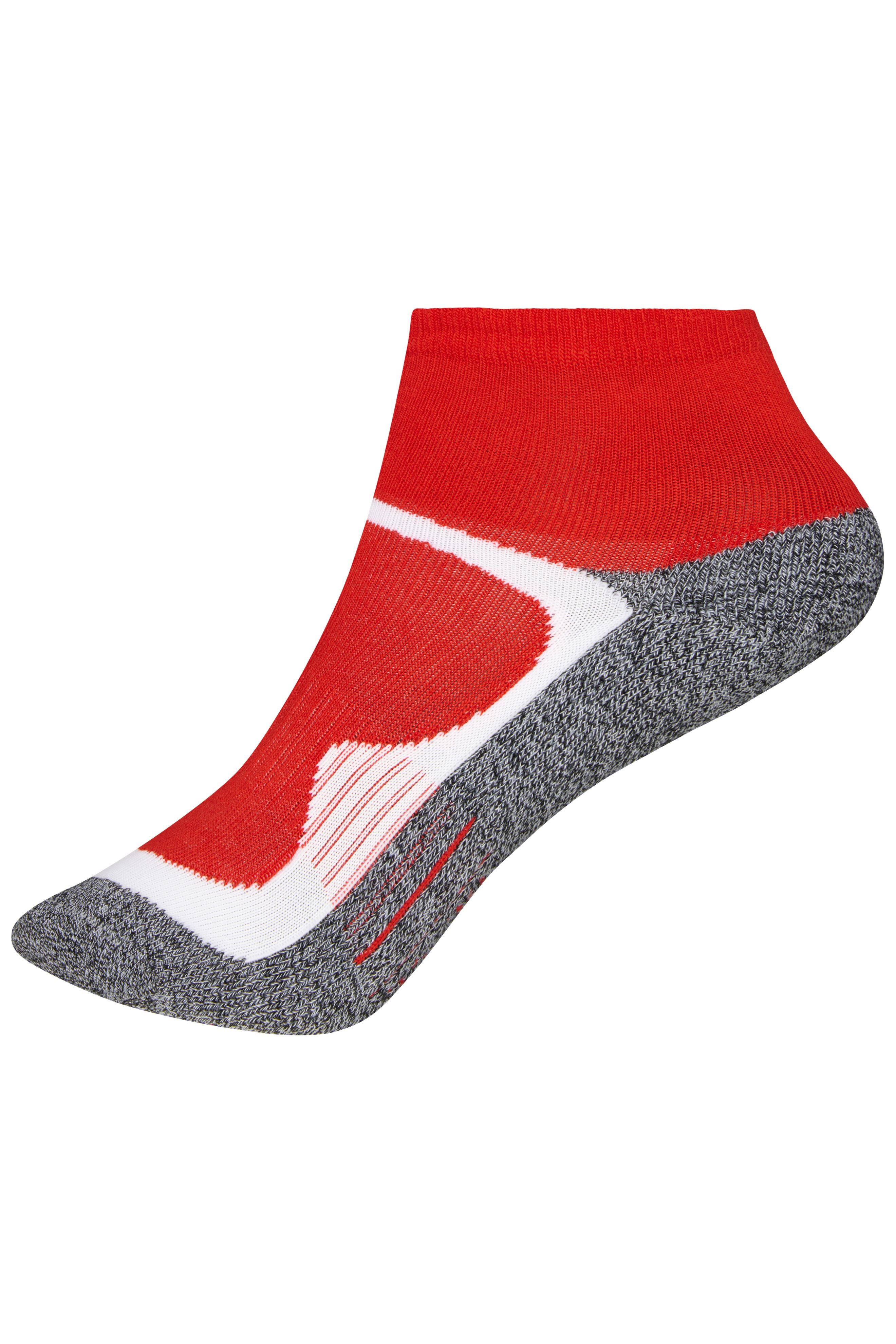 James & Nicholson kurze Sportsocken red