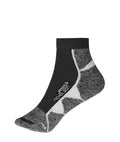 James & Nicholson kurze Sportsocken black/white