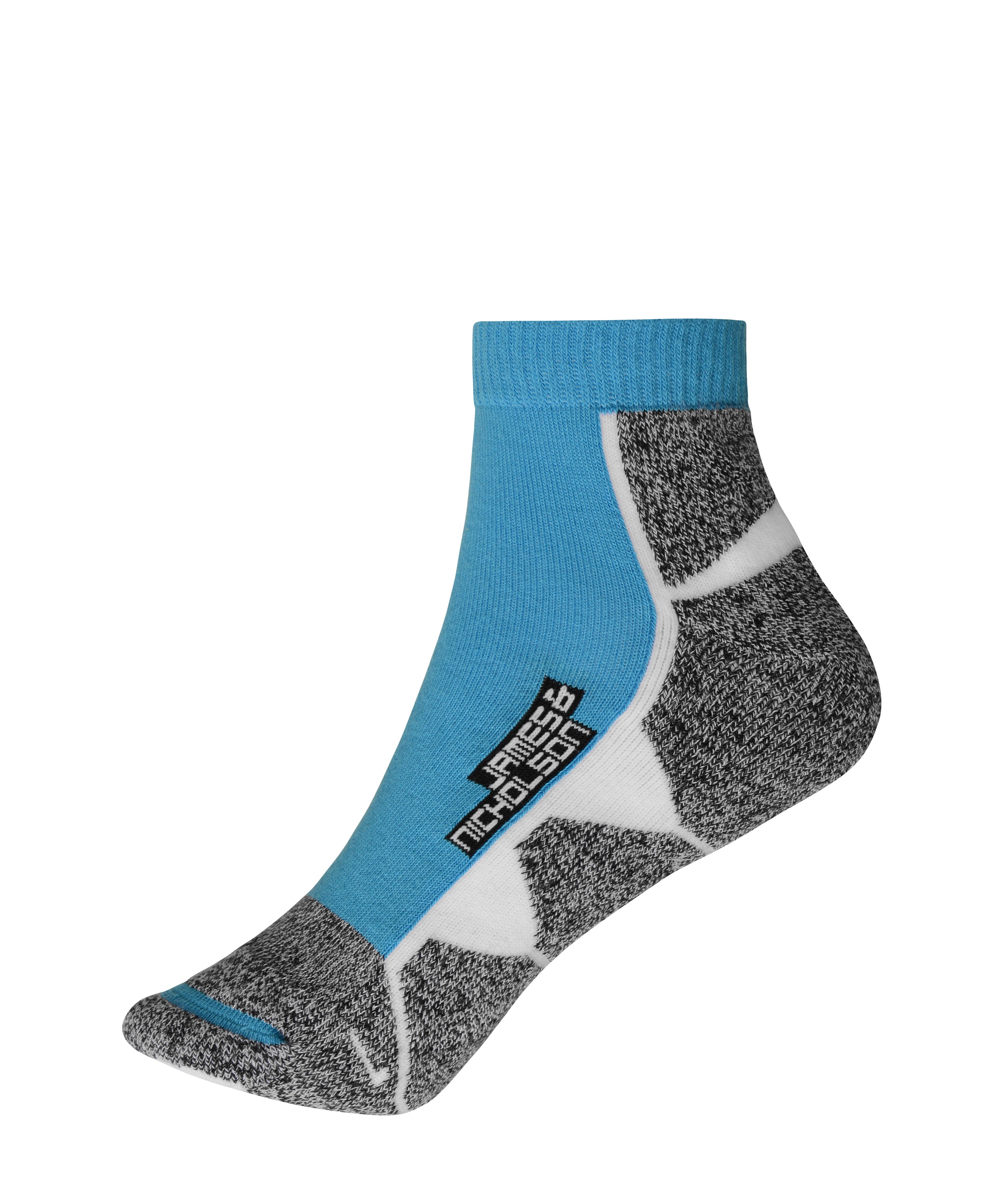 James & Nicholson kurze Sportsocken bright-blue/white