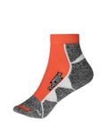 James & Nicholson kurze Sportsocken bright-orange/white