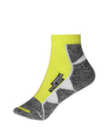 James & Nicholson kurze Sportsocken bright-yellow/white