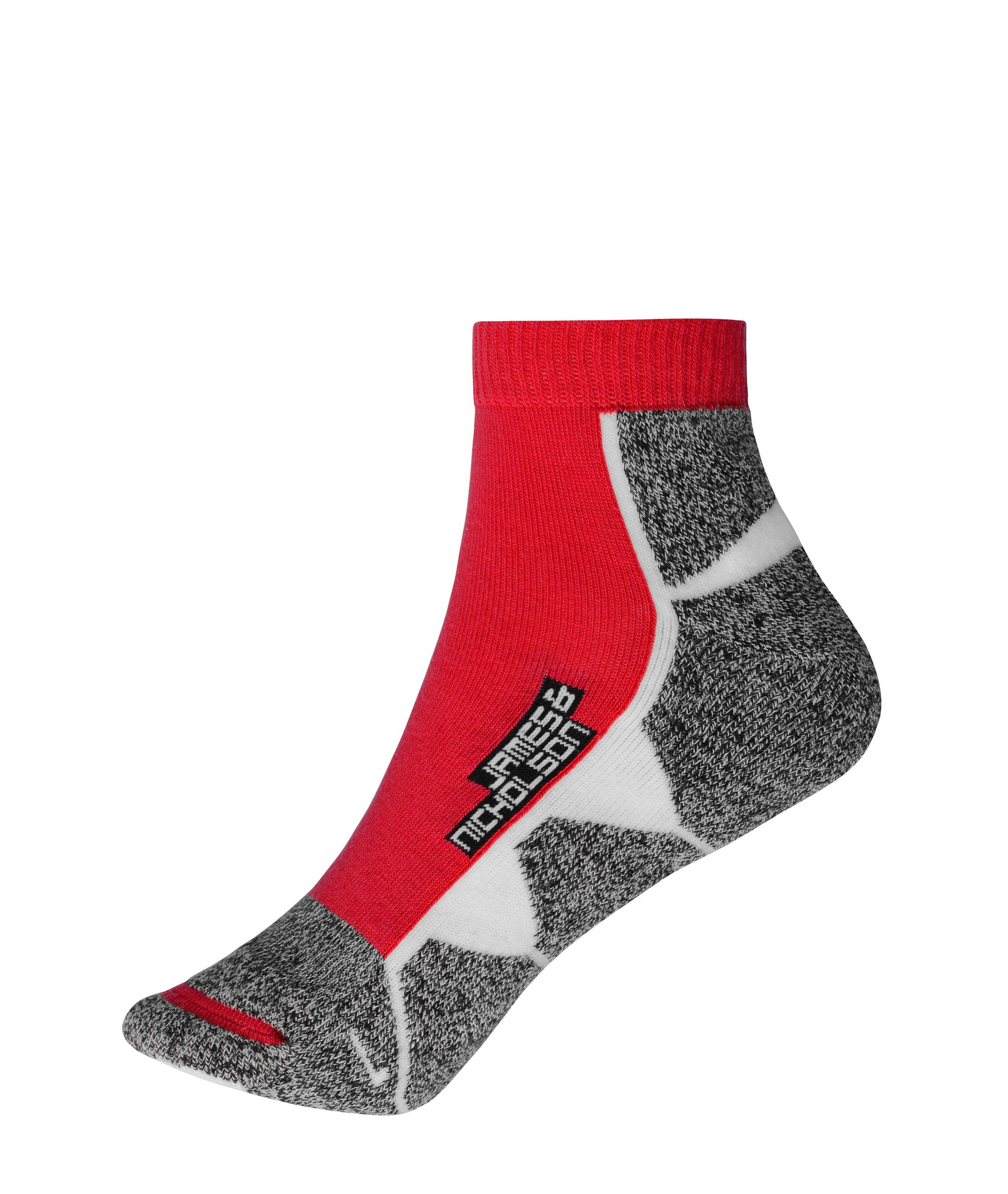 James & Nicholson kurze Sportsocken red/white