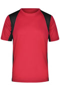James & Nicholson Herren Laufshirt Topcool red/black