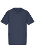 James & Nicholson Klassischer Herren Schlupfkasack mit V-Ausschnitt navy