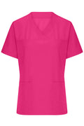 James & Nicholson Elastischer Damen Kasack mit V-Ausschnitt pink