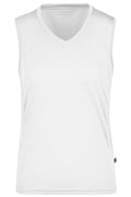 James & Nicholson Damen Lauftop Topcool white/white