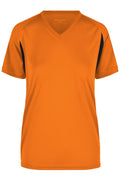 James & Nicholson Damen Laufshirt Topcool orange/black